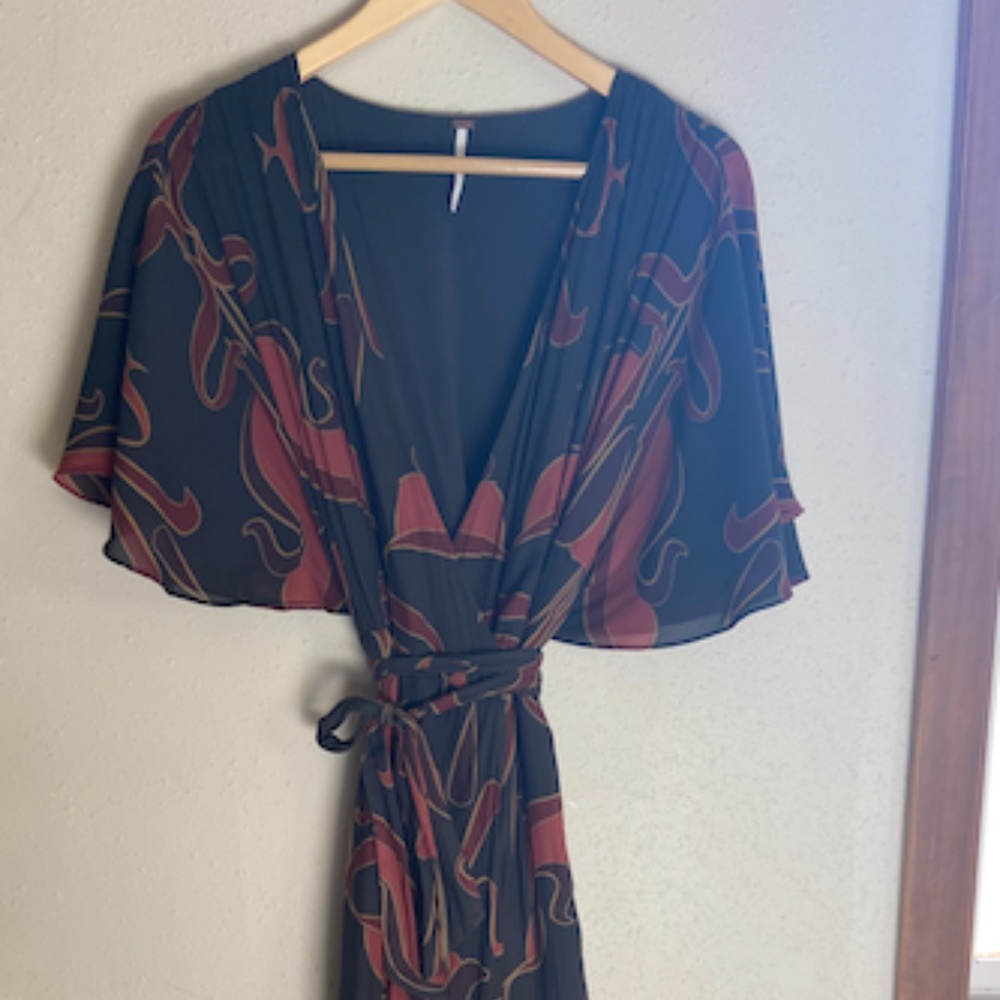 Free People Wrap Maxi Dress
